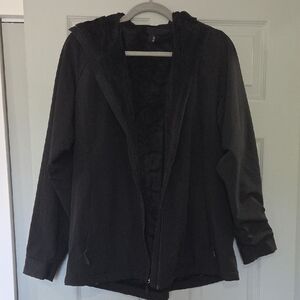 Kirkland Signature Women's Black Teddy Jacket